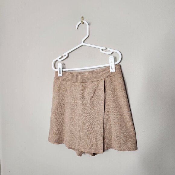 ZARA Tan Sweater Skort - Picture 1 of 5